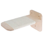 Plateforme en sisal natural paradise dahlia pour chat - naturel