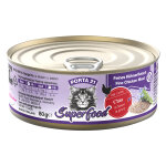 Porta 21 superfood 6 x 80 g pour chat - poulet, graines de chia