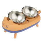 Porte - gamelles tiaki cova, cuelles incluses pour chat et petit chien - capacit : 2 x 350 ml, 15 cm ...
