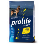 Dog prolife smart adult medium / large breed poulet et riz pour chien - 12 kg