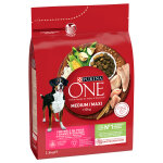 Purina one medium / maxi contrôle du poids / chiens stérilisés dinde, riz - 2 x 2, 5 kg Purina one medium / maxi contrôle du poids / chiens stérilisés dinde, riz - 2 x 2, 5 kg