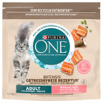 Purina one sans c�r�ales adult saumon pour chat - 1, 1 kg