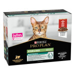 Purina pro plan cat sterilised adult maintenance 10 x 85 g pour chat - boeuf