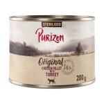 Purizon adult sterilised 6 x 200 g pour chat - sans c�r�ales - filet de poulet, dinde