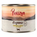 Purizon organic bio 6 x 200 g pour chat - sans c�r�ales - poulet, oie, potiron
