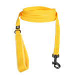 Rukka laisse tiny, jaune taille s : 180cm de long, 15mm de large pour chien