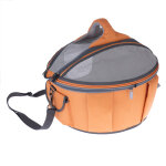 Sac de transport rigide sandy pour chien et chat - orange, l 46 x l 44 x h 35 cm