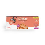 Schesir complete nutrition filet en bouillon 6 x 85 g pour chat - saumon Schesir complete nutrition filet en bouillon 6 x 85 g pour chat - saumon