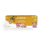 Schesir complete nutrition filet en bouillon 6 x 85 g pour chat –thon, poulet Schesir complete nutrition filet en bouillon 6 x 85 g pour chat –thon, poulet