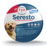 Seresto grand chien >8 kg 70cm - collier antiparasitaire pour tiques, puces et poux