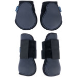 Set cob : nomad tales set de 2 prot�ge - boulets & set de 2 gu�tres, bleu marine cheval