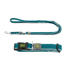 Set hunter : collier hilo vario basic et laisse rglable hilo - collier m - l:33 - 50cm tour de cou et ...