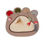 Tapis olfactif en forme de patte tiaki pour chat
