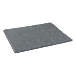 Tapis vetbed� laine britannique, gris fonc� pour chien et chat - l 100 x l 75 cm