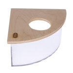 Tiaki bain de sable d'angle pour hamsters et souris 19x 19x 10, 3cm petit animal