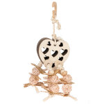 Tiaki jouet � friandises coeur env. 30x10x9cm pour oiseaux