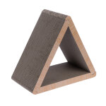 Tiaki meuble griffoir triangle en carton ondul� 45x22, 5x40, 5cm chat