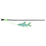Trixie canne � p�che poisson en peluche avec herbe � chat l 42 cm jouets pour chats