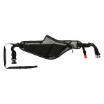 Trixie ceinture de jogging avec laisse, gris / noir pour chien - ceinture ventrale : 70  130 cm, laisse ...
