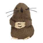 Trixie taupe en peluche avec micropuce chat