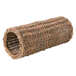 Trixie tunnel en osier naturel pour rongeur l 25 x l 10 cm