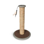 Tronc � griffer karlie rofra pour chat - gris / marron