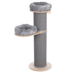Tronc  griffer natural paradise jasmine l pour chat - gris clair