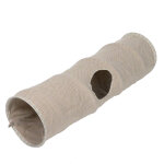 Tunnel de jeu natural pour chat l90xl25cm