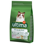 Ultima boules de poils, dinde pour chat - 1, 5 kg