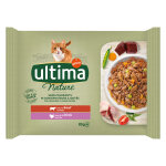 Ultima cat nature 4 x 85 g pour chat - boeuf, dinde
