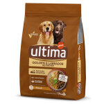 7, 5kg ultima golden & labrador retriever poulet - croquettes pour chiens