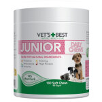 Vet's best junior daily chews canard pour chiot - 400 g (180 bouches  mcher)