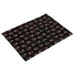 Tapis vetbed® isobed sl l75 l50cm noir pattes grises pour chien - tapis pour chien Tapis vetbed® isobed sl l75 l50cm noir pattes grises pour chien - tapis pour chien