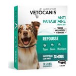 Vetocanis collier anti - puces et tiques r�pulsif pour chiens gr. m : 10 - 20kg chien