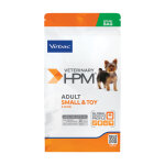 7kg virbac veterinary hpm adult dog small & toy croquettes pour chien