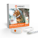 Weenect gps tracker xs pour chat - collier inclus blanc traceur pour chat