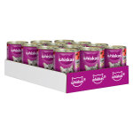 Whiskas adult 1 + 12 x 400 g pour chat - terrine de boeuf