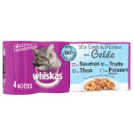 Whiskas la carte 12 x 390 / 400 g pour chat - la carte du p�cheur en gel�e (12 x 390 g)