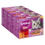 Whiskas duo 48 x 85 g pour chat - les classiques en gele