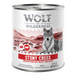 Wolf of wilderness senior  expedition  6 x 800 g pour chien - stony creek - volaille, boeuf