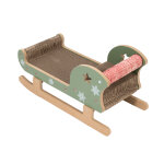 Zooplus exclusive luge de no�l � griffer l58 x l27 x h28, 5 cm chat