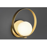 Acb applique murale led en mtal et verre halo