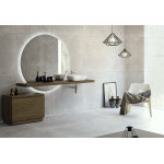 Ad bath ensemble meubles de salle de bain : vasque, meuble de rangement, grand miroir led
