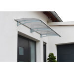 Ad domo auvent de porte en aluminium flora