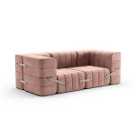 Ambivalenz curt canap� modulable 2 places avec accoudoirs curt ? 204 x 102 x 68 cm