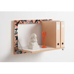 Ambivalenz flpps tagre murale design en bois flpps ps collage 3 ? 60 x 31 x 40 cm