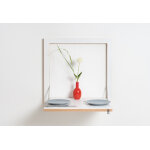 Ambivalenz fl�pps table murale rabattable en bois fl�pps ? 60 x 51 x 60 cm