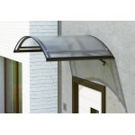 Arctom marquise pour porte d?entre aluminium et polycarbonate ? ka 100