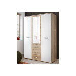 Asm armoire penderie 3 portes en bois dino 135 x 191 cm