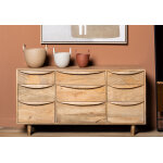 Athezza commode en bois de manguier 40 x 140 x 75 cm ? barjac